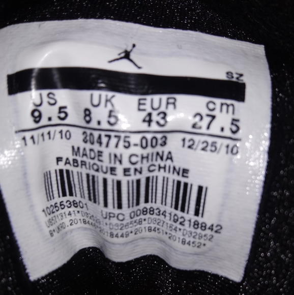 AIR JORDAN Retro 7 Bordeaux 2011 - Picture 7 of 8